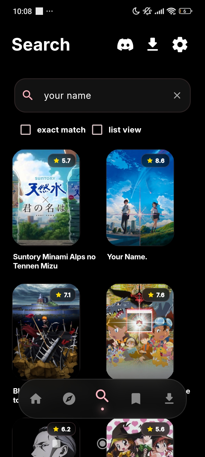 Player screen